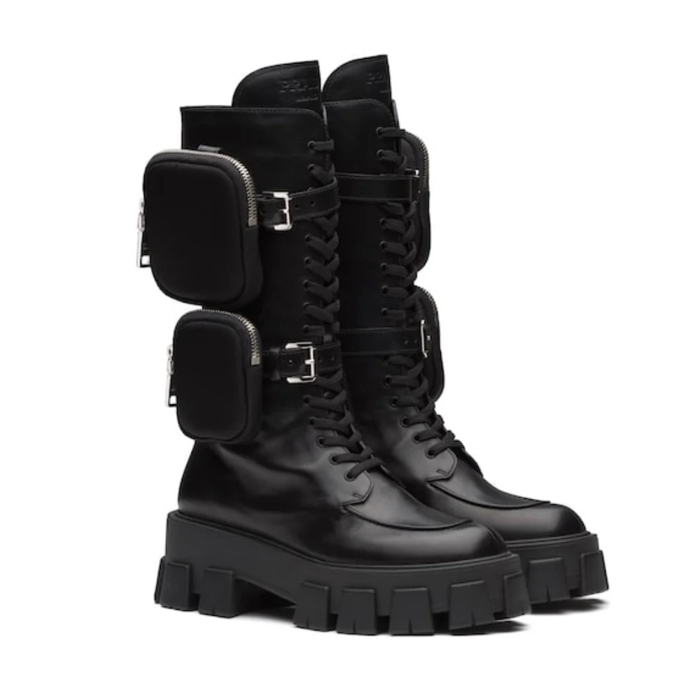 Prada Monolith boots